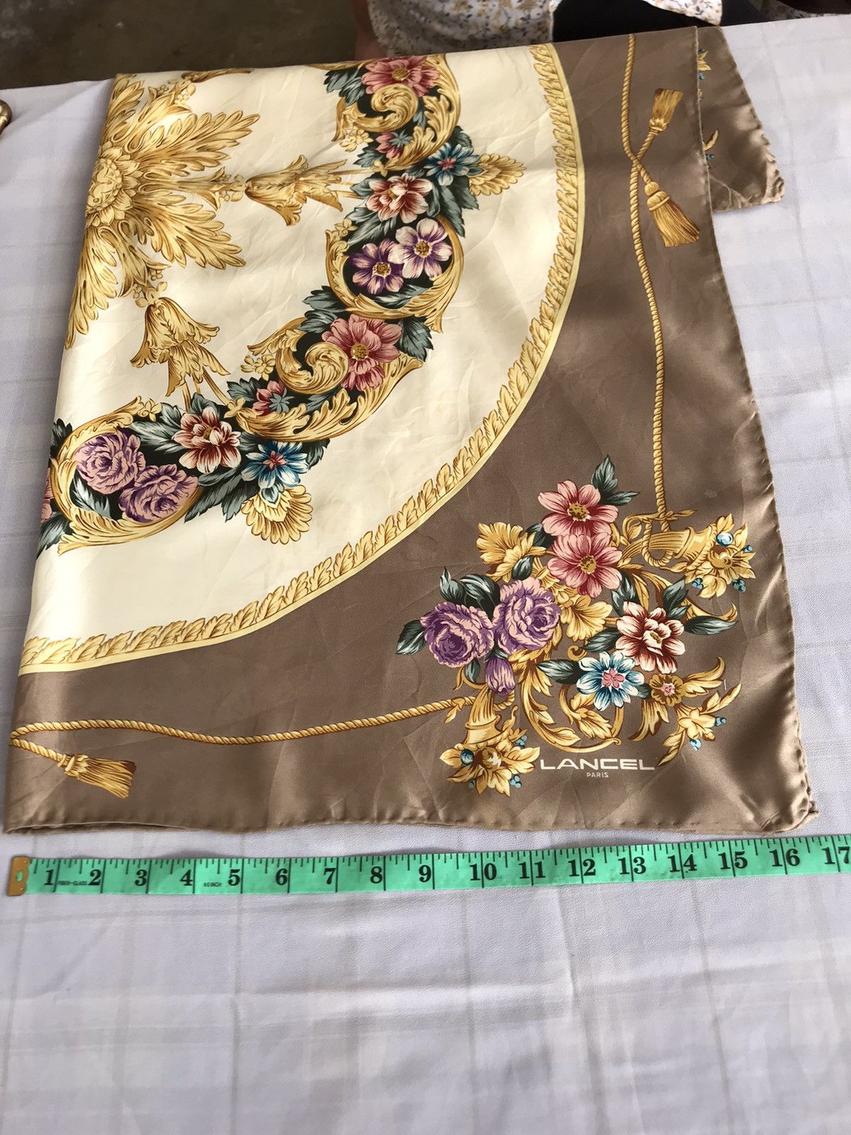 Lancel Lancel Paris Silk Scarves Size ONE SIZE - 3 Thumbnail