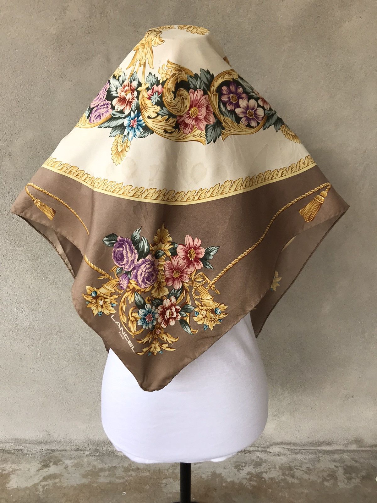 Lancel Lancel Paris Silk Scarves Size ONE SIZE - 1 Thumbnail
