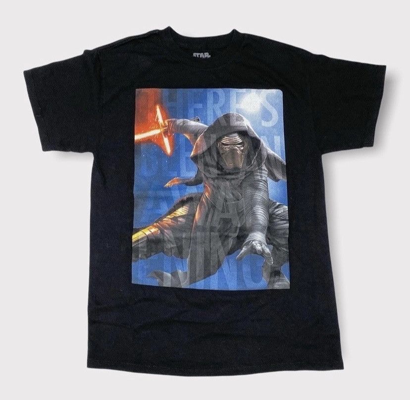 Other Star Wars Kylo Ren Graphic Tee – Dark Side Vintage Style Size US M / EU 48-50 / 2 - 1 Thumbnail