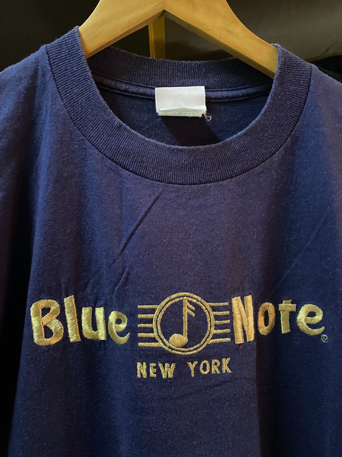 Jazz Cartier Vintage 90s Blue Note New York Jazz Club Embroided gold Size US M / EU 48-50 / 2 - 4 Thumbnail