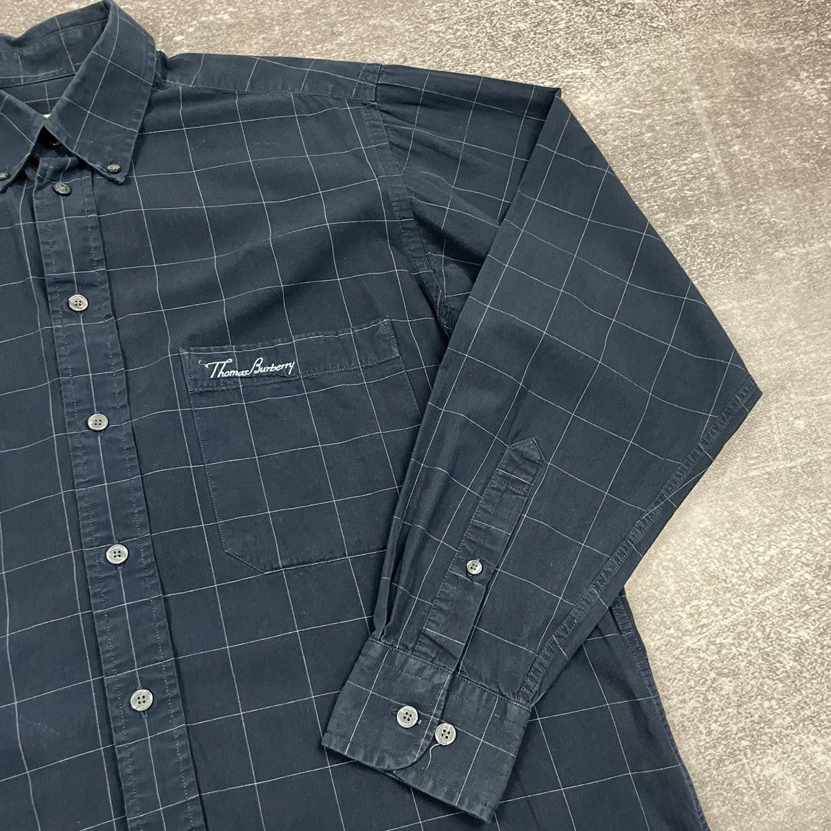 Burberry Vintage Thomas Burberry Cotton Shirt Size US M / EU 48-50 / 2 - 5 Thumbnail