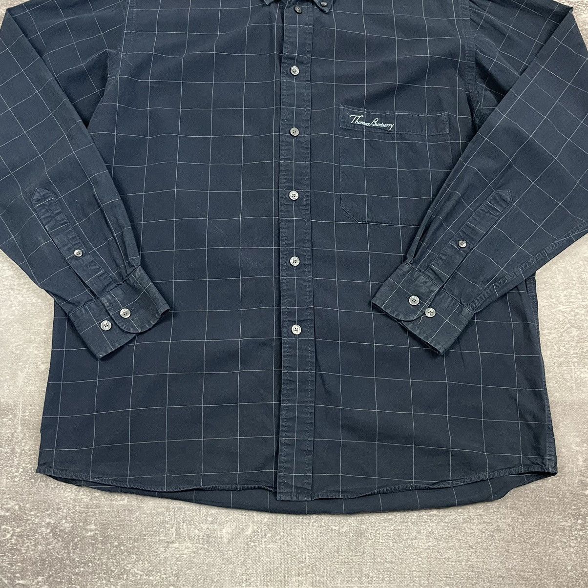 Burberry Vintage Thomas Burberry Cotton Shirt Size US M / EU 48-50 / 2 - 3 Thumbnail