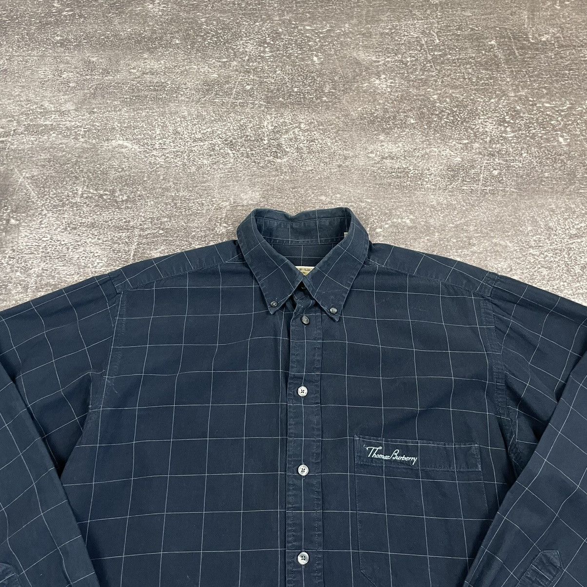 Burberry Vintage Thomas Burberry Cotton Shirt Size US M / EU 48-50 / 2 - 2 Thumbnail
