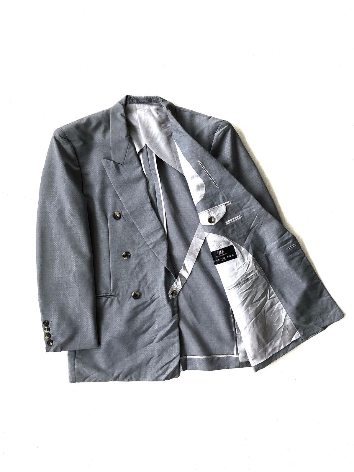 Balenciaga Balenciaga Pour Homme Double Breast Blazer/Coat Size 40L - 2 Thumbnail