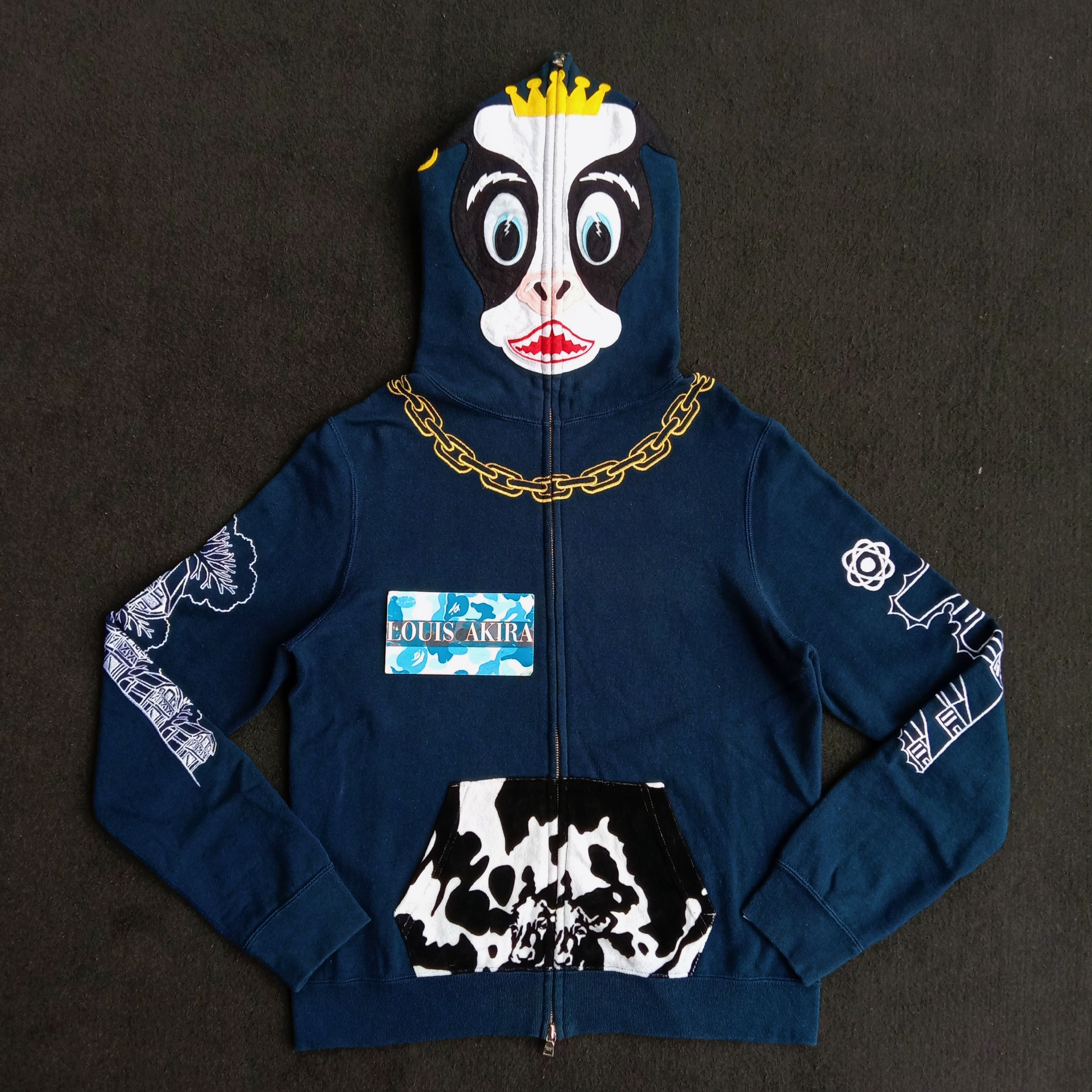 Bape 2008 Holstein Full Zip Hoodie Size S / US 4 / IT 40 - 1 Thumbnail