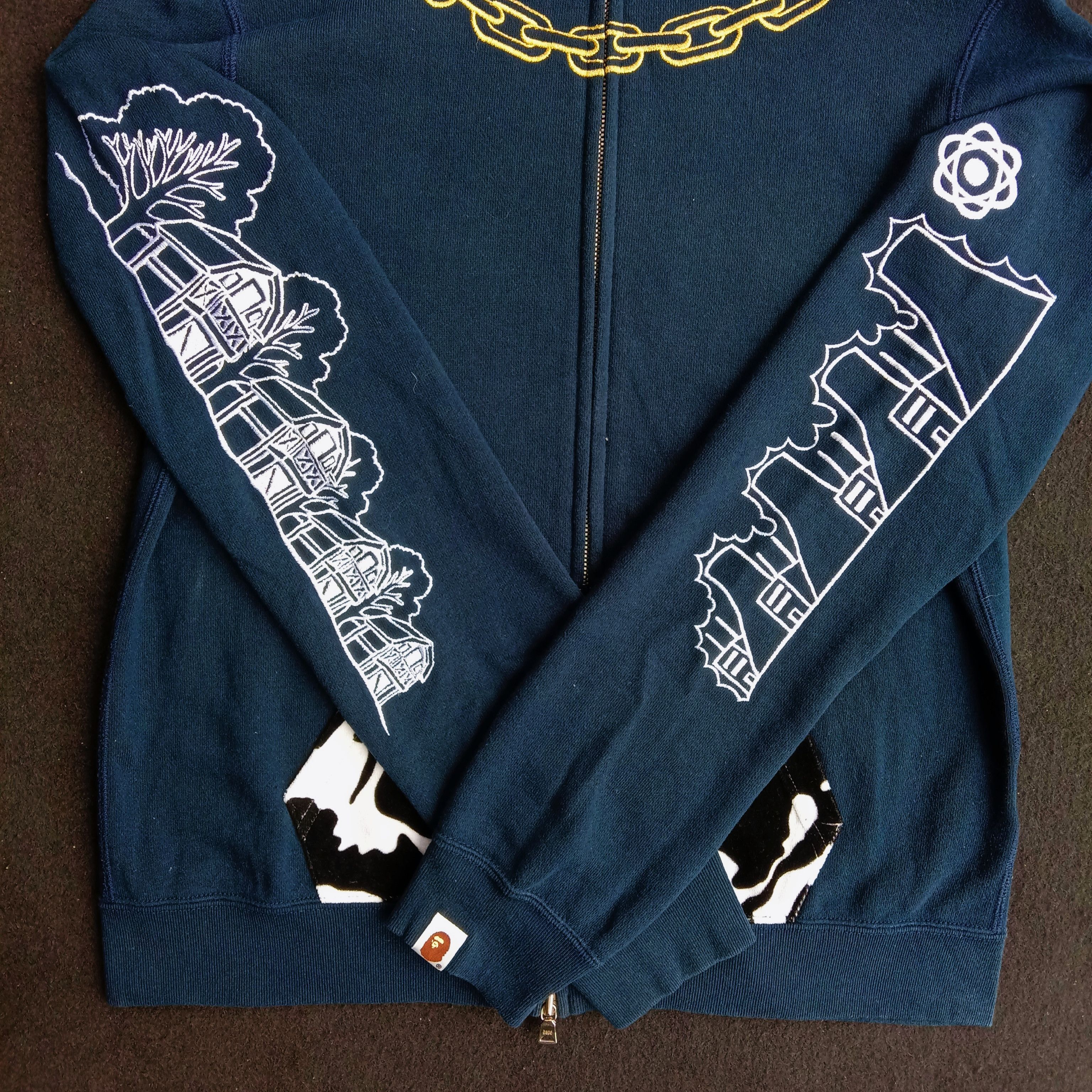 Bape 2008 Holstein Full Zip Hoodie Size S / US 4 / IT 40 - 5 Thumbnail