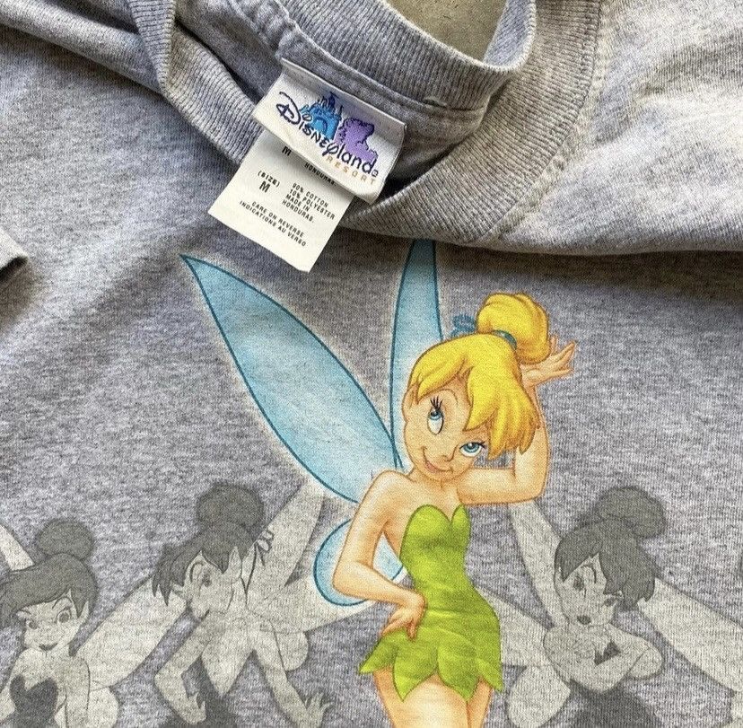 Disney Vtg 2000s Tinker Bell Tee – Disney Y2K Fairycore Size US M / EU 48-50 / 2 - 5 Thumbnail