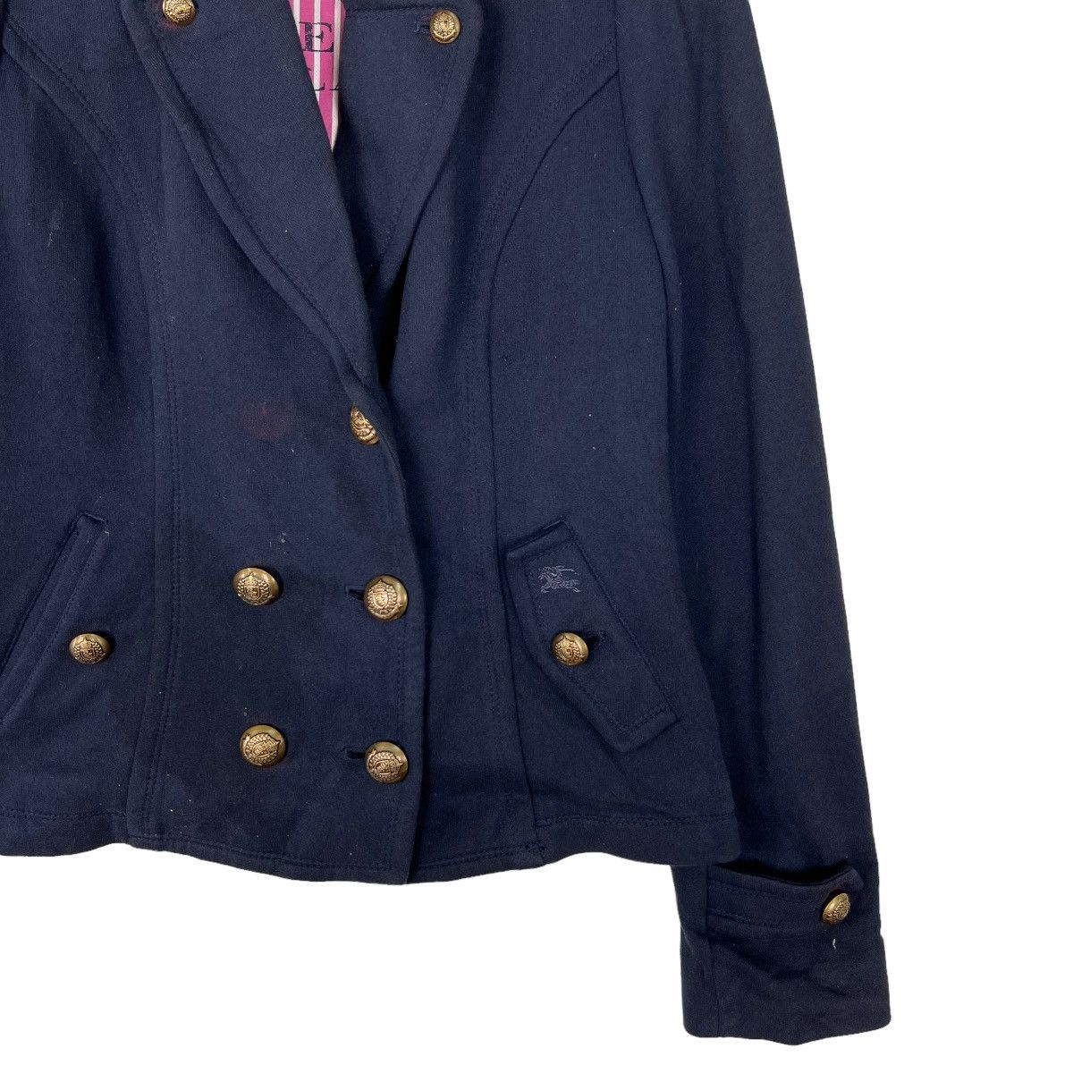 Burberry 🔥 BURBERRY LONDON BLUE LABEL CROP TOP COAT JACKET Size M / US 6-8 / IT 42-44 - 4 Thumbnail