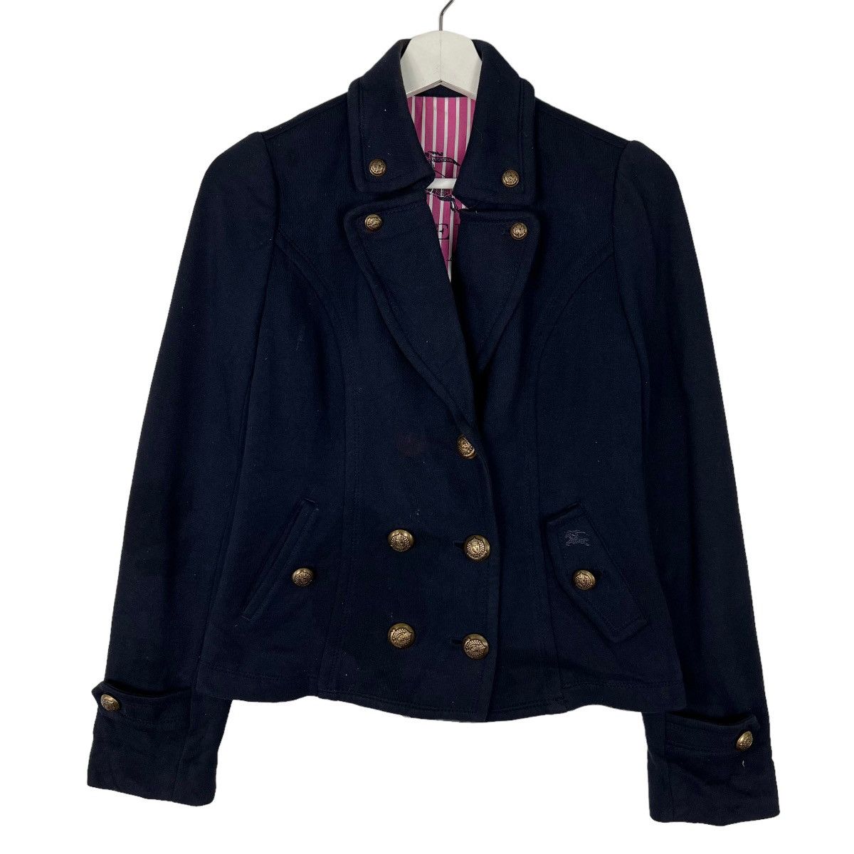Burberry 🔥 BURBERRY LONDON BLUE LABEL CROP TOP COAT JACKET Size M / US 6-8 / IT 42-44 - 1 Thumbnail