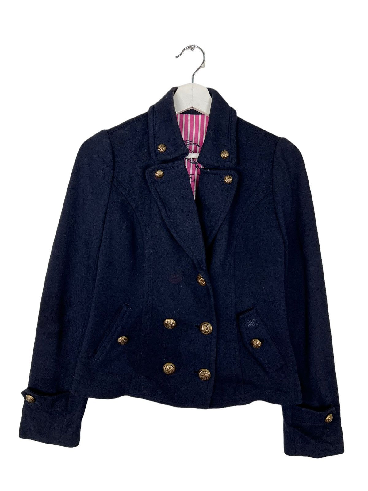 Burberry 🔥 BURBERRY LONDON BLUE LABEL CROP TOP COAT JACKET Size M / US 6-8 / IT 42-44 - 5 Thumbnail
