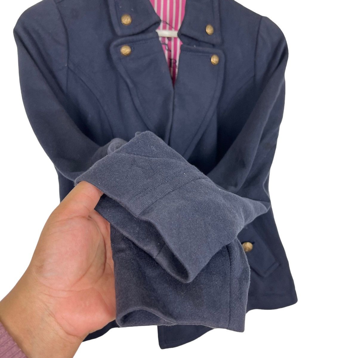 Burberry 🔥 BURBERRY LONDON BLUE LABEL CROP TOP COAT JACKET Size M / US 6-8 / IT 42-44 - 9 Thumbnail