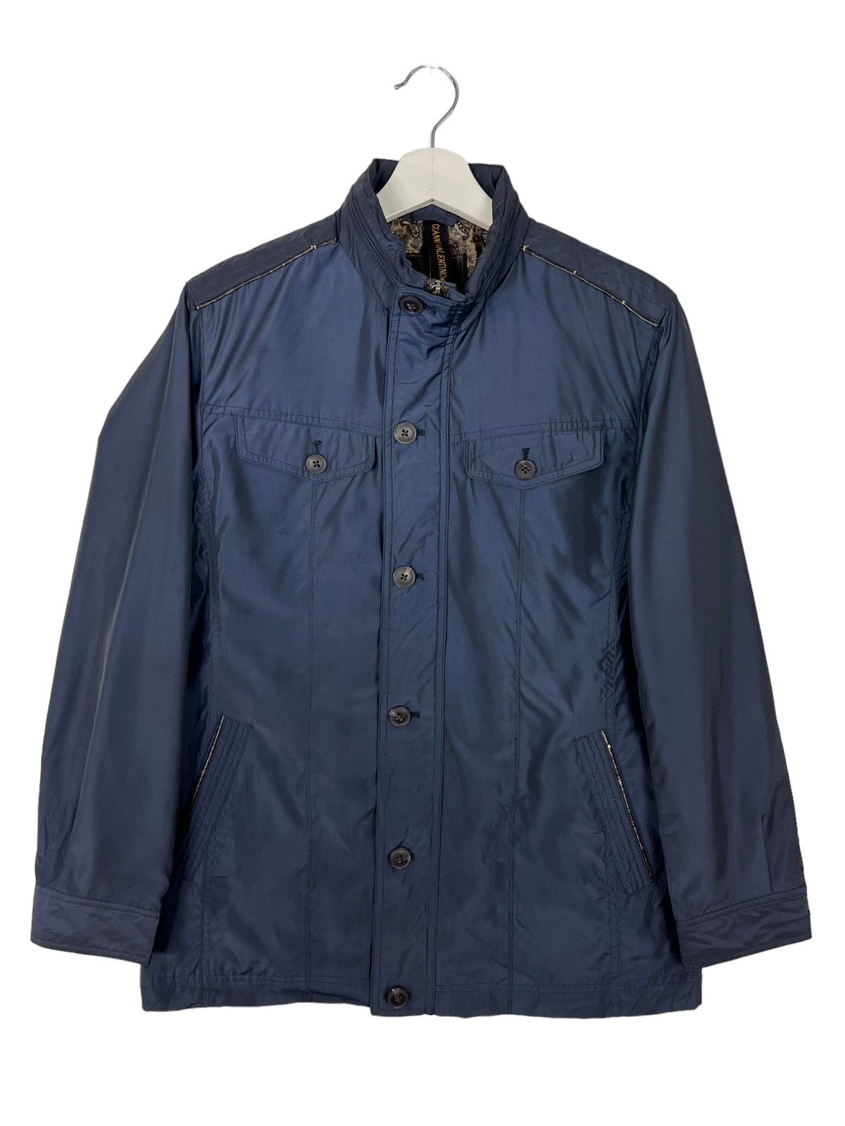 Valentino 🔥 GIANNI VALENTINO NYLON CHORE BUTTON JACKET Size US M / EU 48-50 / 2 - 5 Thumbnail
