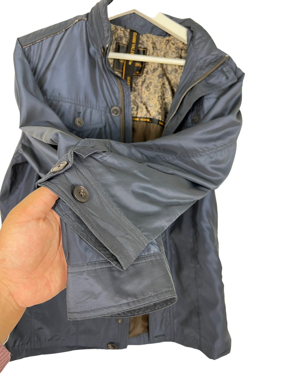 Valentino 🔥 GIANNI VALENTINO NYLON CHORE BUTTON JACKET Size US M / EU 48-50 / 2 - 9 Thumbnail