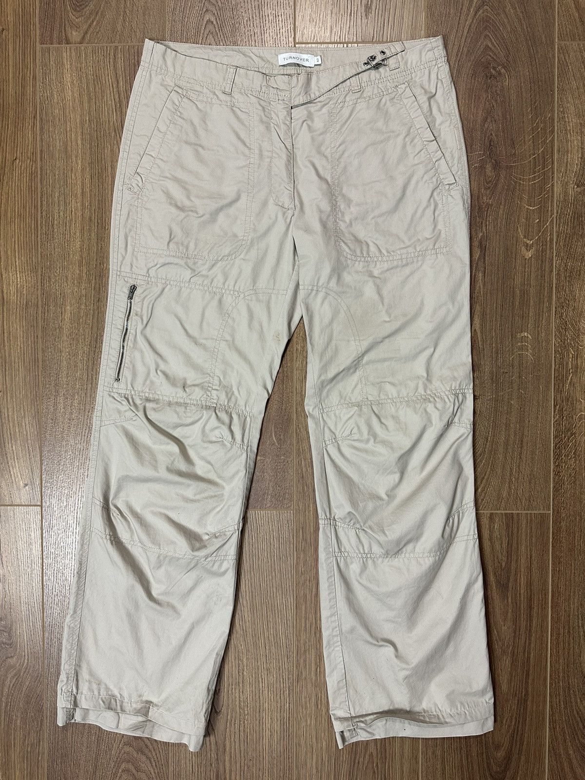 Japanese Brand × Vintage Vintage Embroidered Beige Cotton Casual Pants Size US 32 / EU 48 - 1 Thumbnail