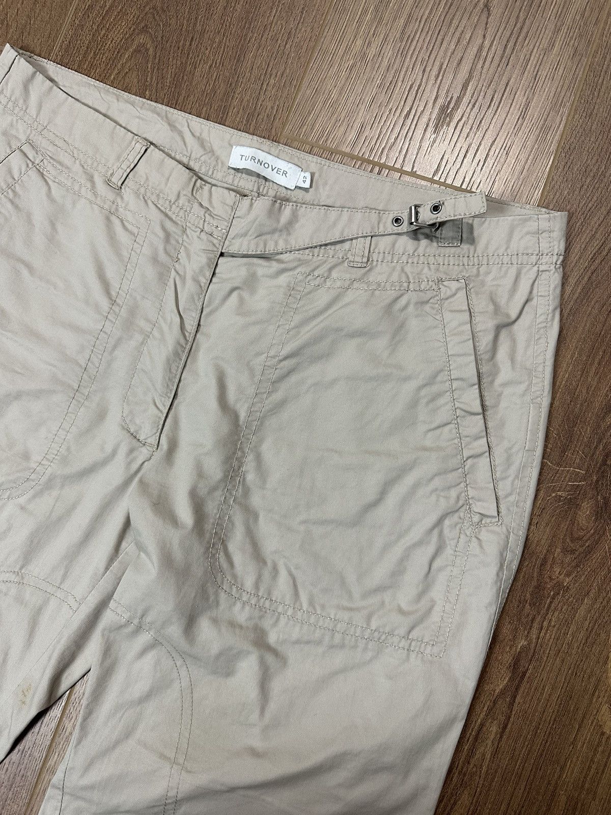 Japanese Brand × Vintage Vintage Embroidered Beige Cotton Casual Pants Size US 32 / EU 48 - 8 Thumbnail