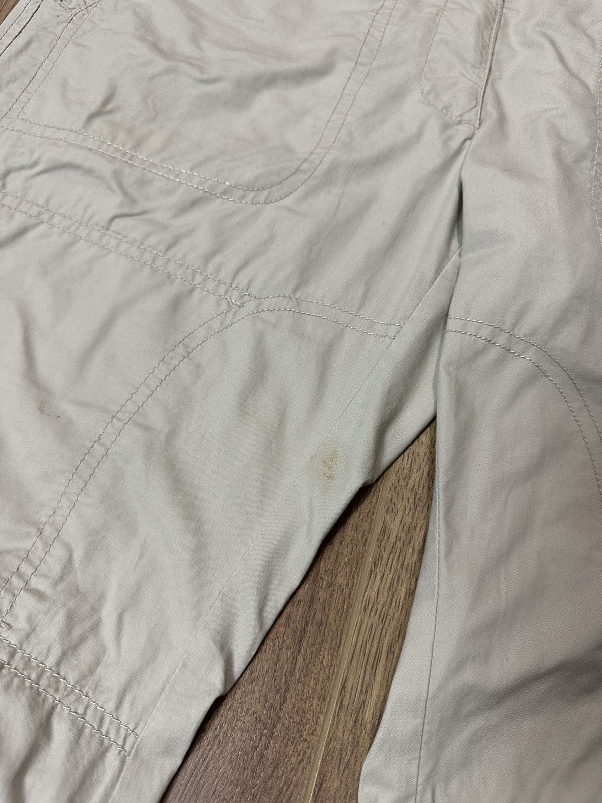 Japanese Brand × Vintage Vintage Embroidered Beige Cotton Casual Pants Size US 32 / EU 48 - 5 Thumbnail