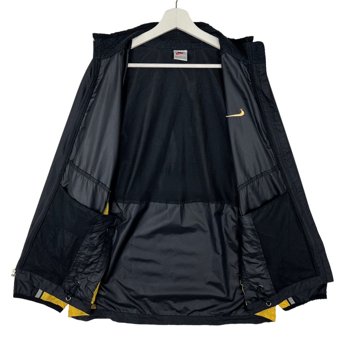 Nike × Vintage 🔥 VINTAGE NIKE YELLOW BLACK LIGHT JACKET Size US L / EU 52-54 / 3 - 7 Thumbnail