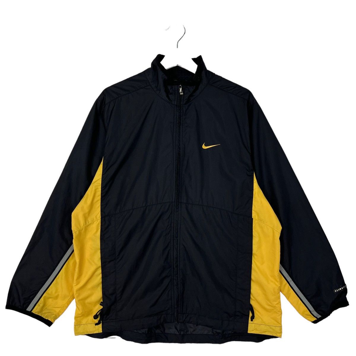Nike × Vintage 🔥 VINTAGE NIKE YELLOW BLACK LIGHT JACKET Size US L / EU 52-54 / 3 - 1 Thumbnail