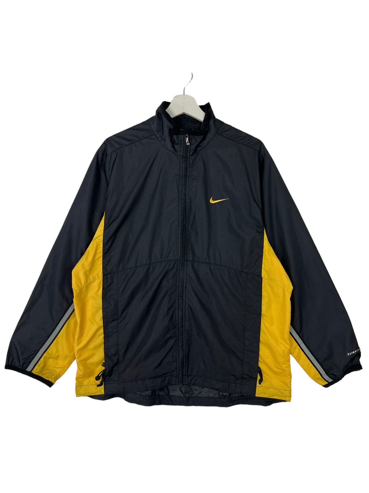 Nike × Vintage 🔥 VINTAGE NIKE YELLOW BLACK LIGHT JACKET Size US L / EU 52-54 / 3 - 5 Thumbnail