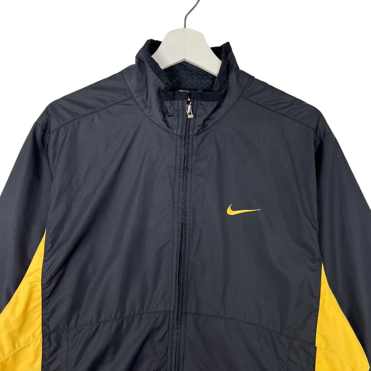 Nike × Vintage 🔥 VINTAGE NIKE YELLOW BLACK LIGHT JACKET Size US L / EU 52-54 / 3 - 3 Thumbnail