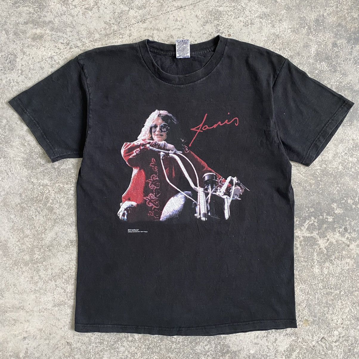 Band Tees Vintage Y2K Janis Joplin Blues Rock Graphic T-Shirt Size US L / EU 52-54 / 3 - 1 Thumbnail