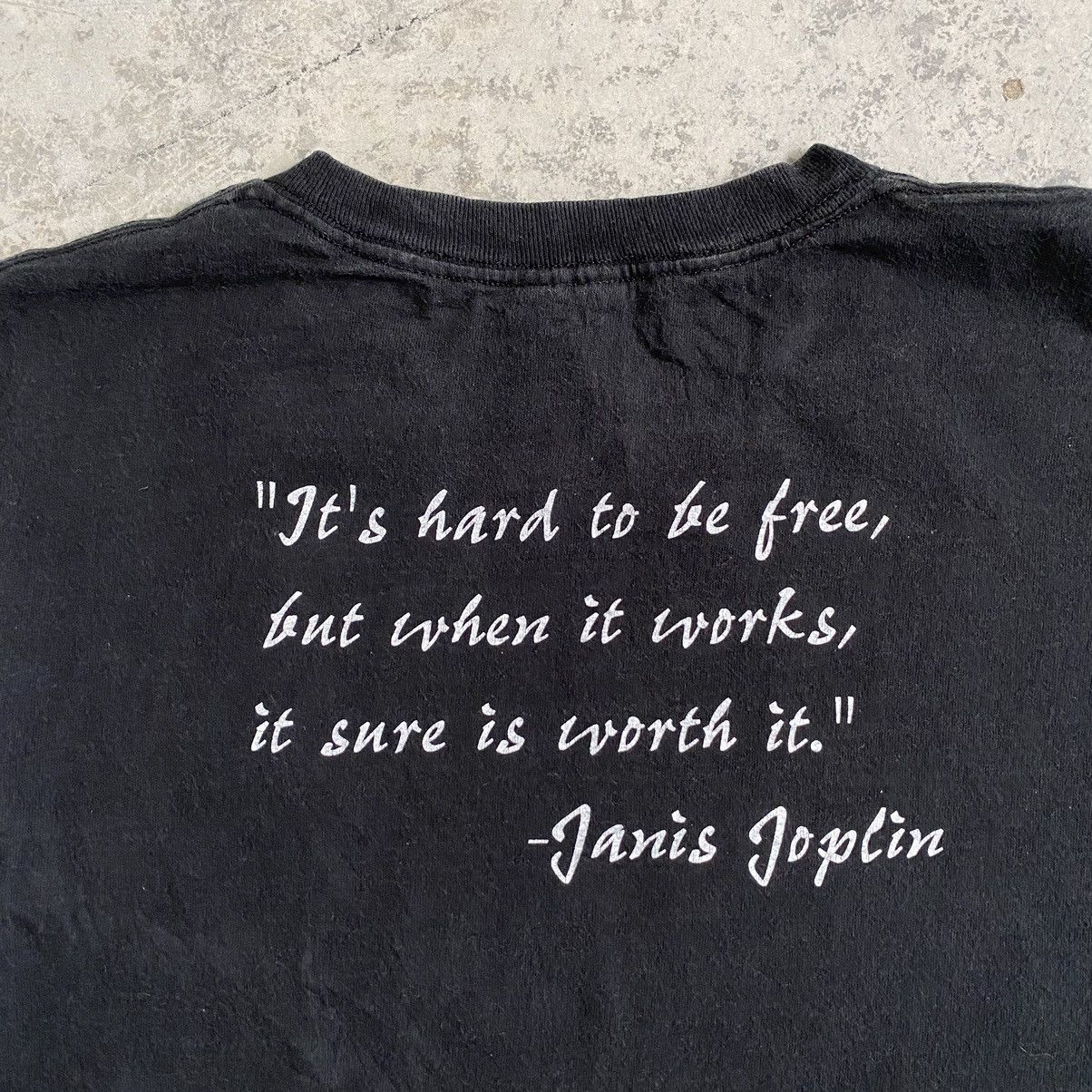 Band Tees Vintage Y2K Janis Joplin Blues Rock Graphic T-Shirt Size US L / EU 52-54 / 3 - 9 Thumbnail