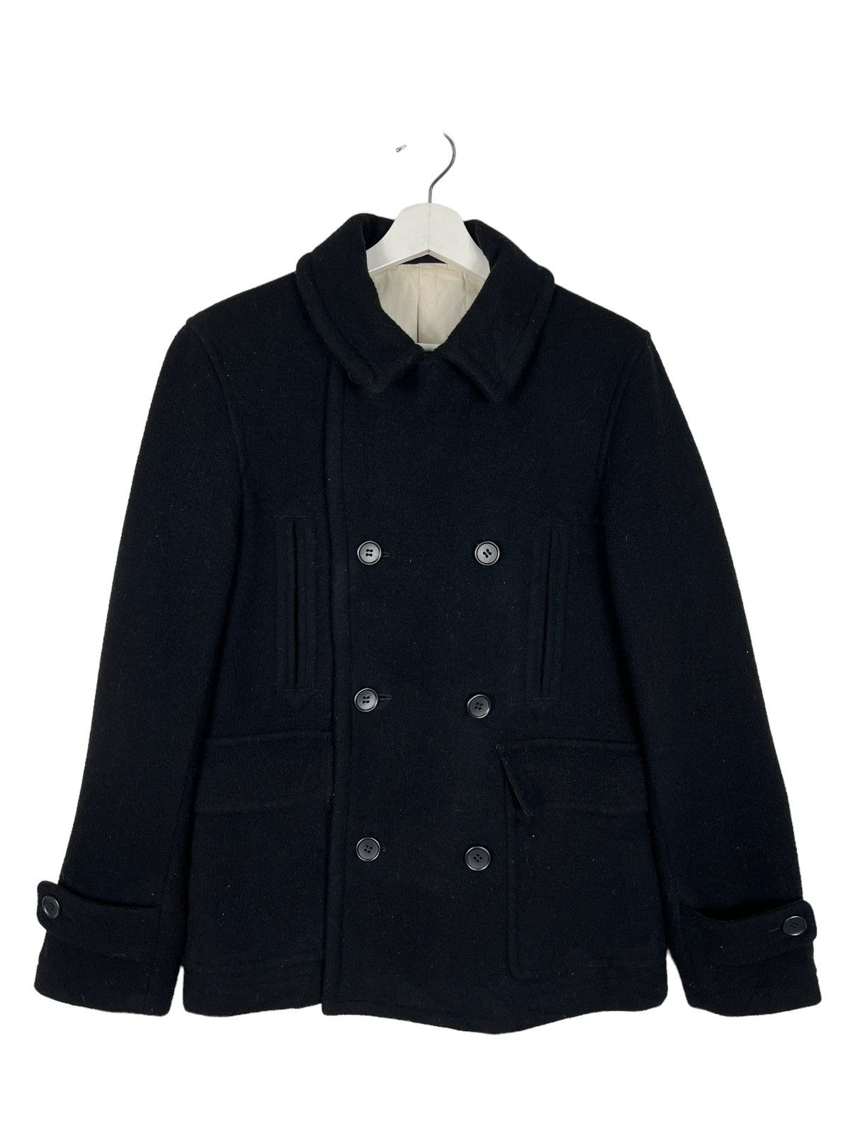 Japanese Brand 🔥 SAMPLE ISTL DOUBLE BREAST WOOL JACKET MADE IN JAPAN Size US M / EU 48-50 / 2 - 5 Thumbnail