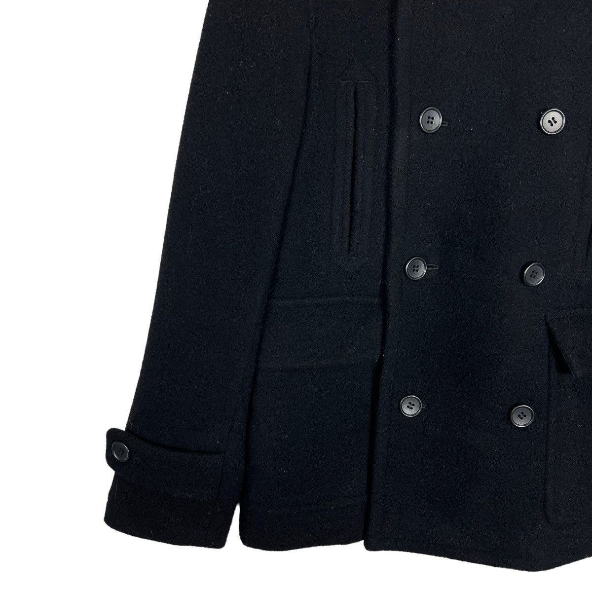 Japanese Brand 🔥 SAMPLE ISTL DOUBLE BREAST WOOL JACKET MADE IN JAPAN Size US M / EU 48-50 / 2 - 2 Thumbnail