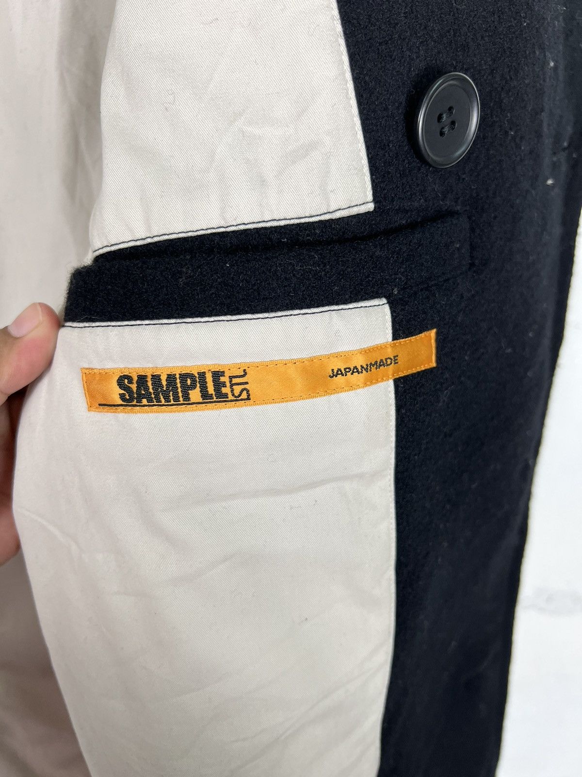 Japanese Brand 🔥 SAMPLE ISTL DOUBLE BREAST WOOL JACKET MADE IN JAPAN Size US M / EU 48-50 / 2 - 10 Thumbnail