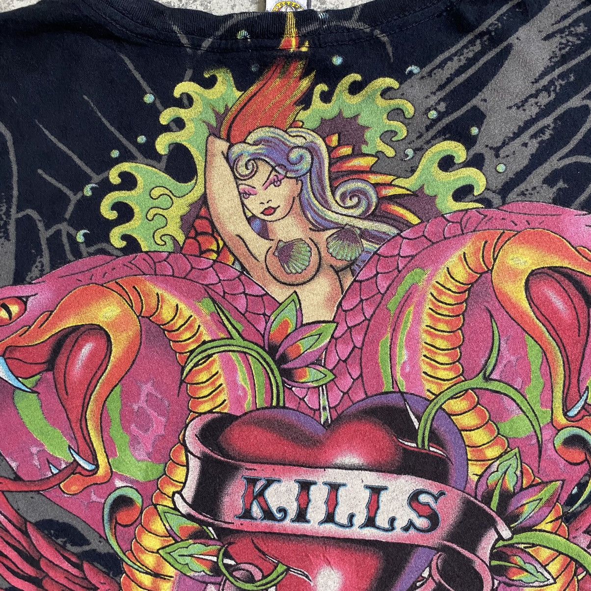 Christian Audigier Y2K Ed Hardy By Christian Audigier Tattoo T-Shirt Size US XXL / EU 58 / 5 - 13 Thumbnail