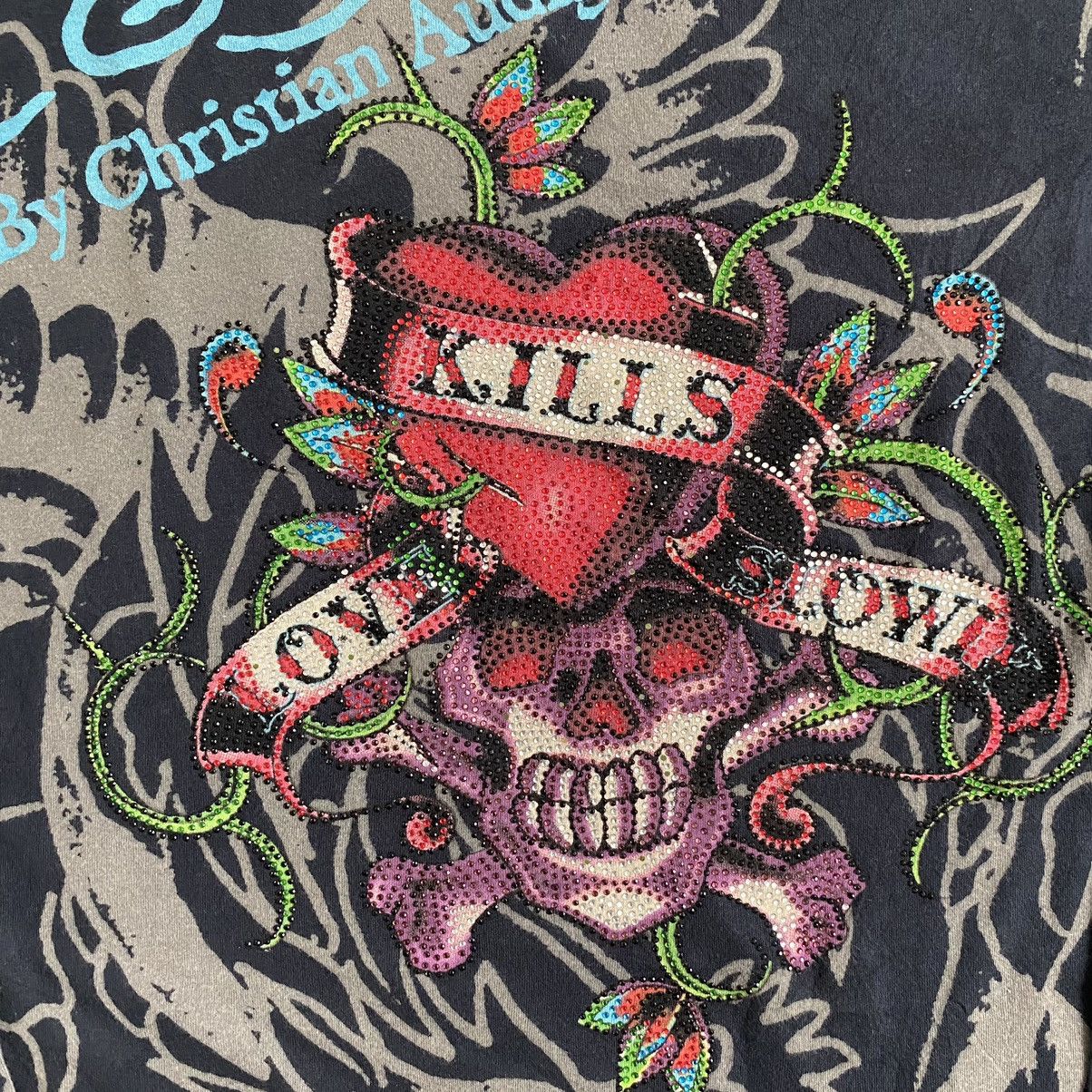 Christian Audigier Y2K Ed Hardy By Christian Audigier Tattoo T-Shirt Size US XXL / EU 58 / 5 - 6 Thumbnail