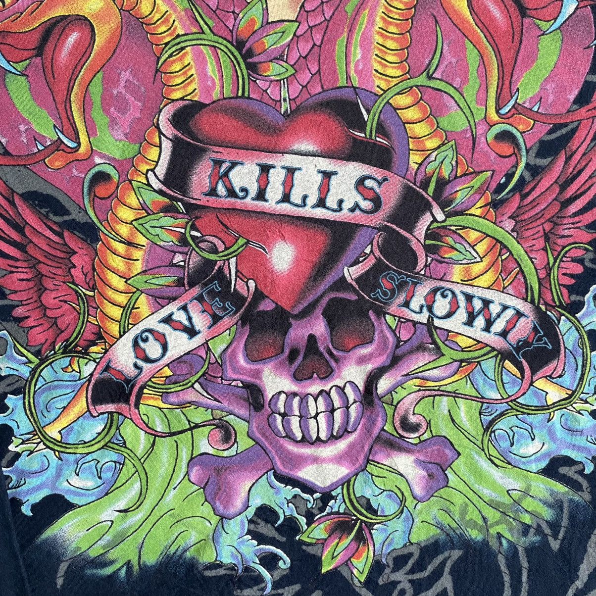 Christian Audigier Y2K Ed Hardy By Christian Audigier Tattoo T-Shirt Size US XXL / EU 58 / 5 - 16 Thumbnail