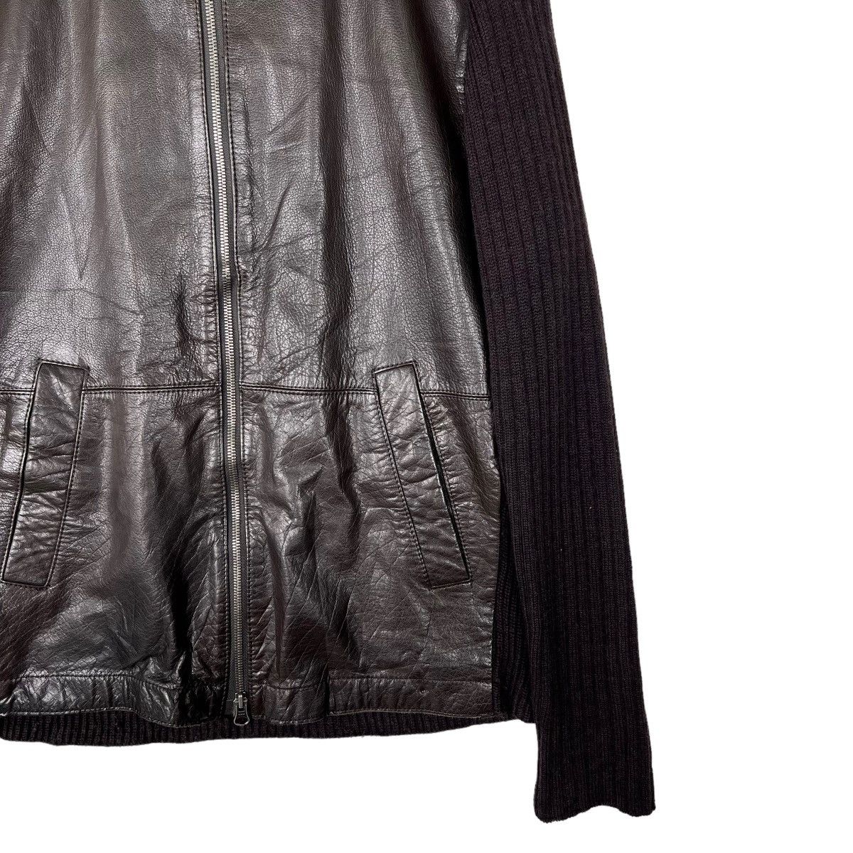 Allegri 🔥 ALLEGRI KNITTED HYBRID LEATHER JACKET Size US S / EU 44-46 / 1 - 4 Thumbnail