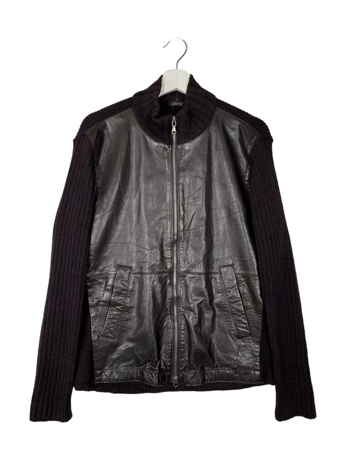 Allegri 🔥 ALLEGRI KNITTED HYBRID LEATHER JACKET Size US S / EU 44-46 / 1 - 5 Thumbnail