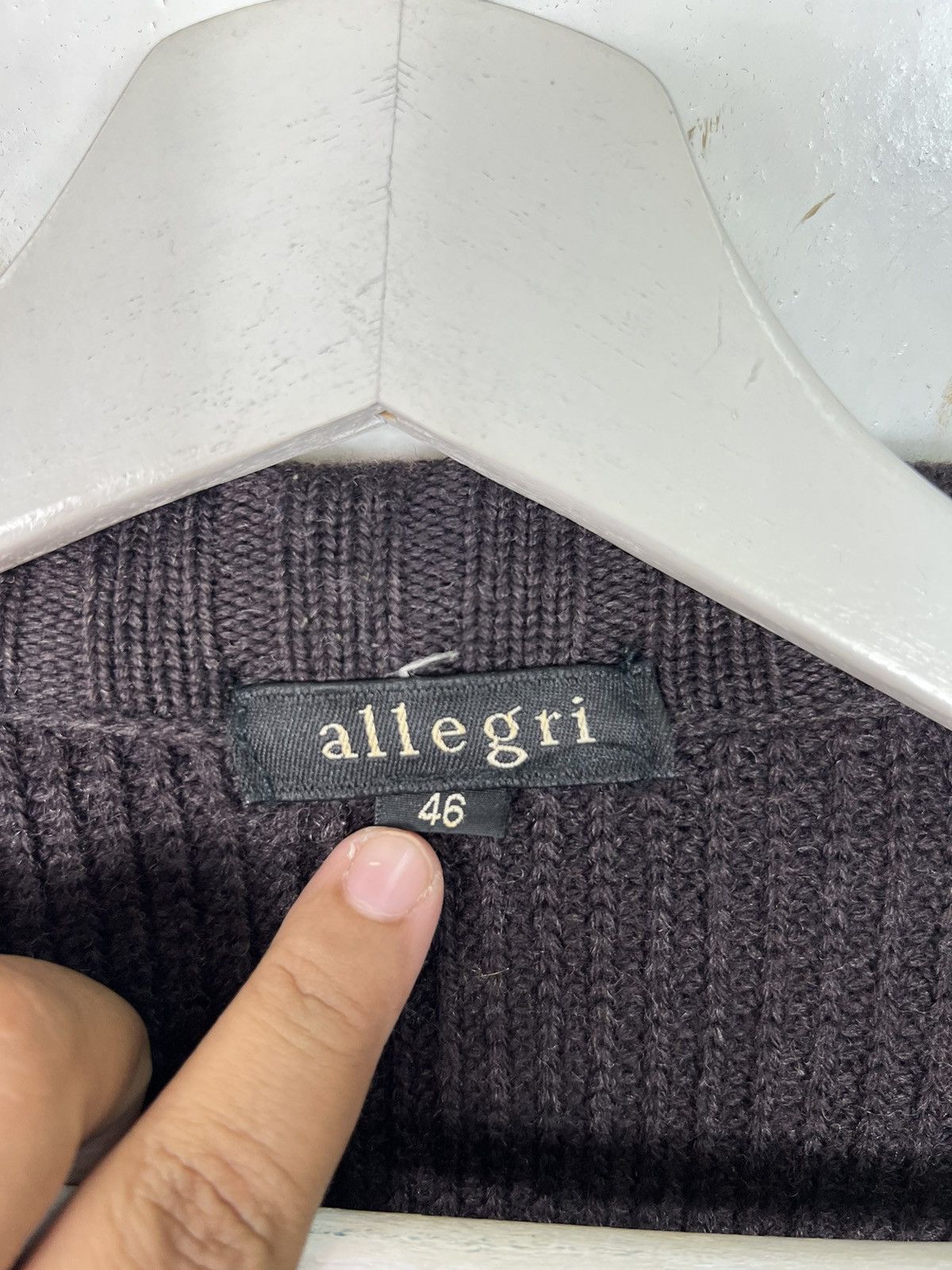 Allegri 🔥 ALLEGRI KNITTED HYBRID LEATHER JACKET Size US S / EU 44-46 / 1 - 10 Thumbnail