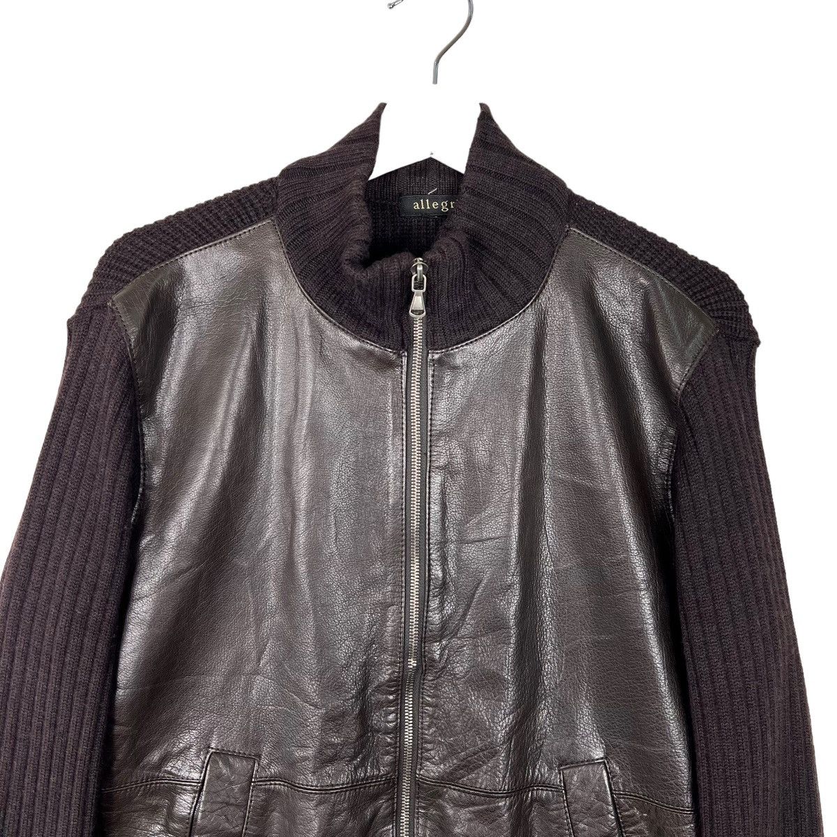 Allegri 🔥 ALLEGRI KNITTED HYBRID LEATHER JACKET Size US S / EU 44-46 / 1 - 3 Thumbnail