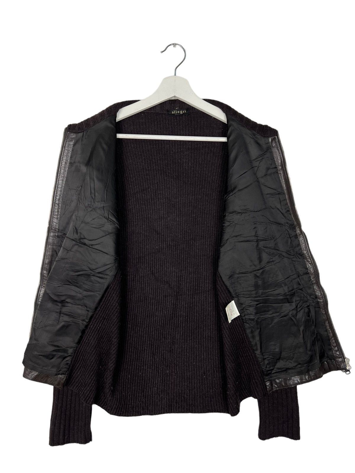 Allegri 🔥 ALLEGRI KNITTED HYBRID LEATHER JACKET Size US S / EU 44-46 / 1 - 7 Thumbnail