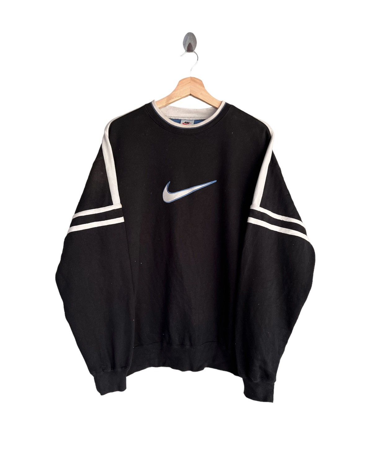 image of Nike Swoosh Center Logo Sweatshirt, Men's (Size Large)
