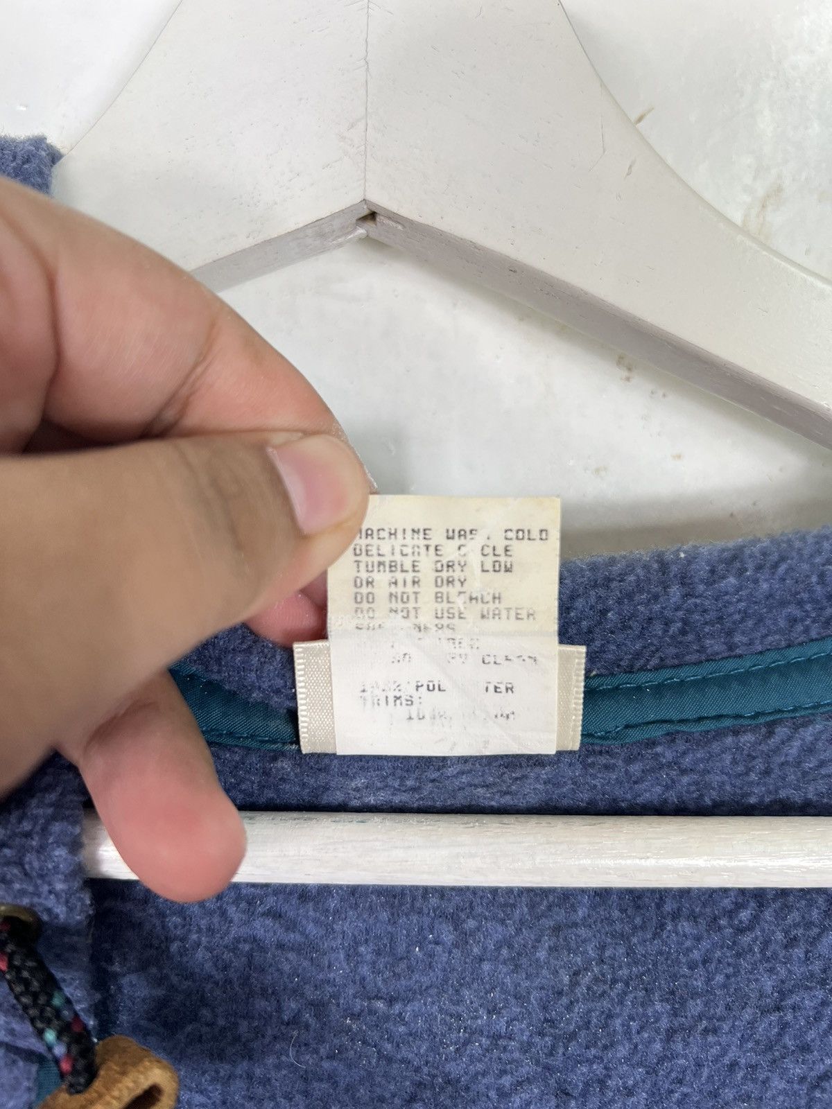 L.L. Bean 🔥 VINTAGE 90s LL BEAN ANORAK FLEECE HOODIE MADE IN USA Size US M / EU 48-50 / 2 - 11 Thumbnail