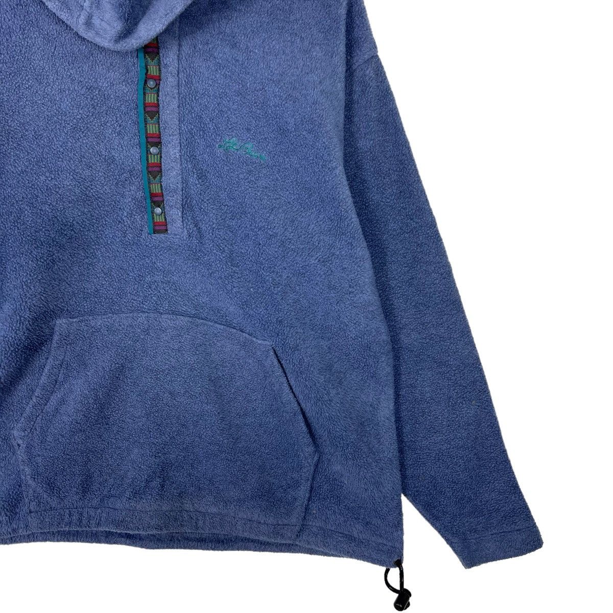 L.L. Bean 🔥 VINTAGE 90s LL BEAN ANORAK FLEECE HOODIE MADE IN USA Size US M / EU 48-50 / 2 - 4 Thumbnail