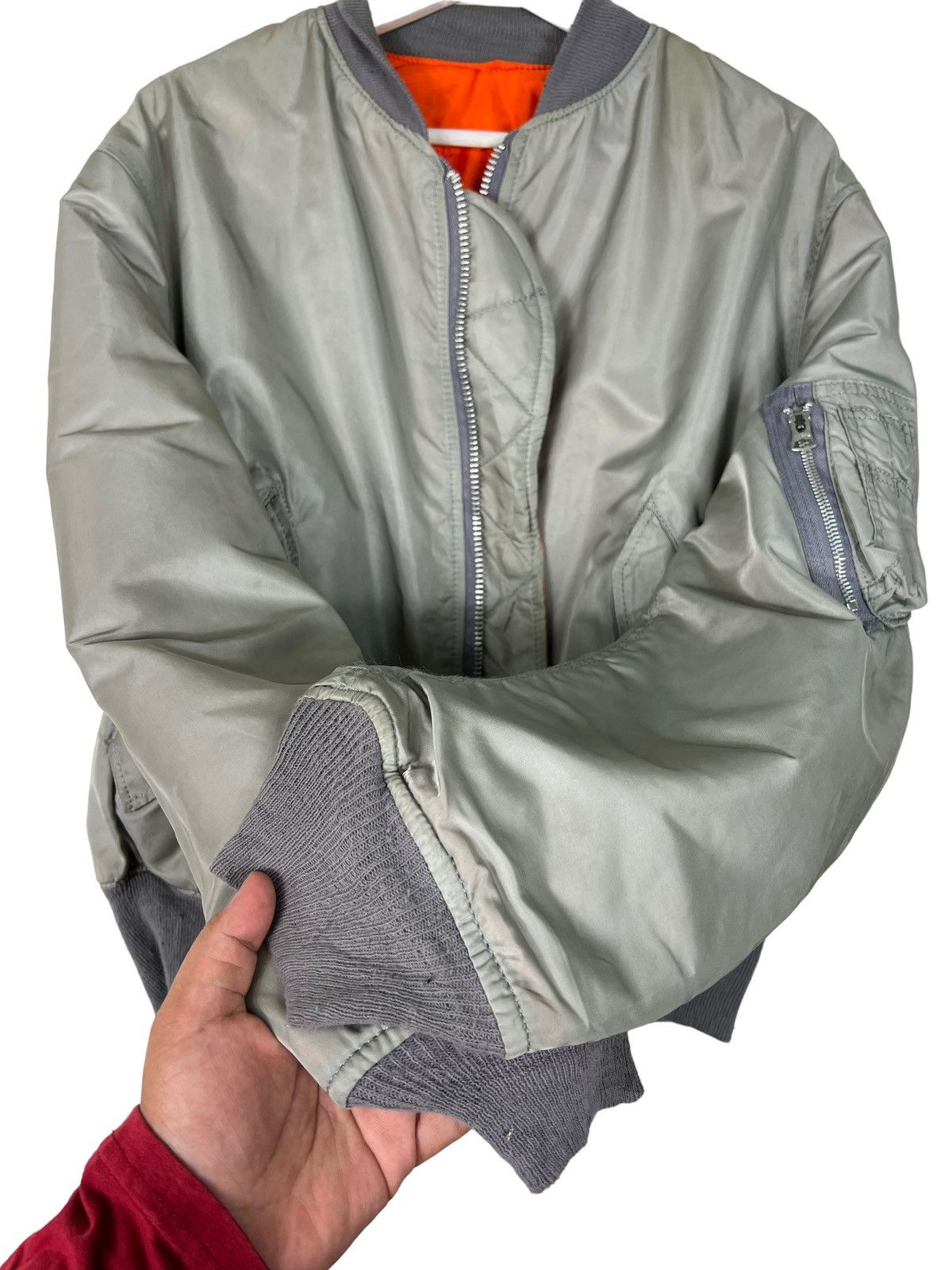 Alpha Industries 🔥 VINTAGE RIOT ALPHA BOMBER JACKET Size US L / EU 52-54 / 3 - 11 Thumbnail