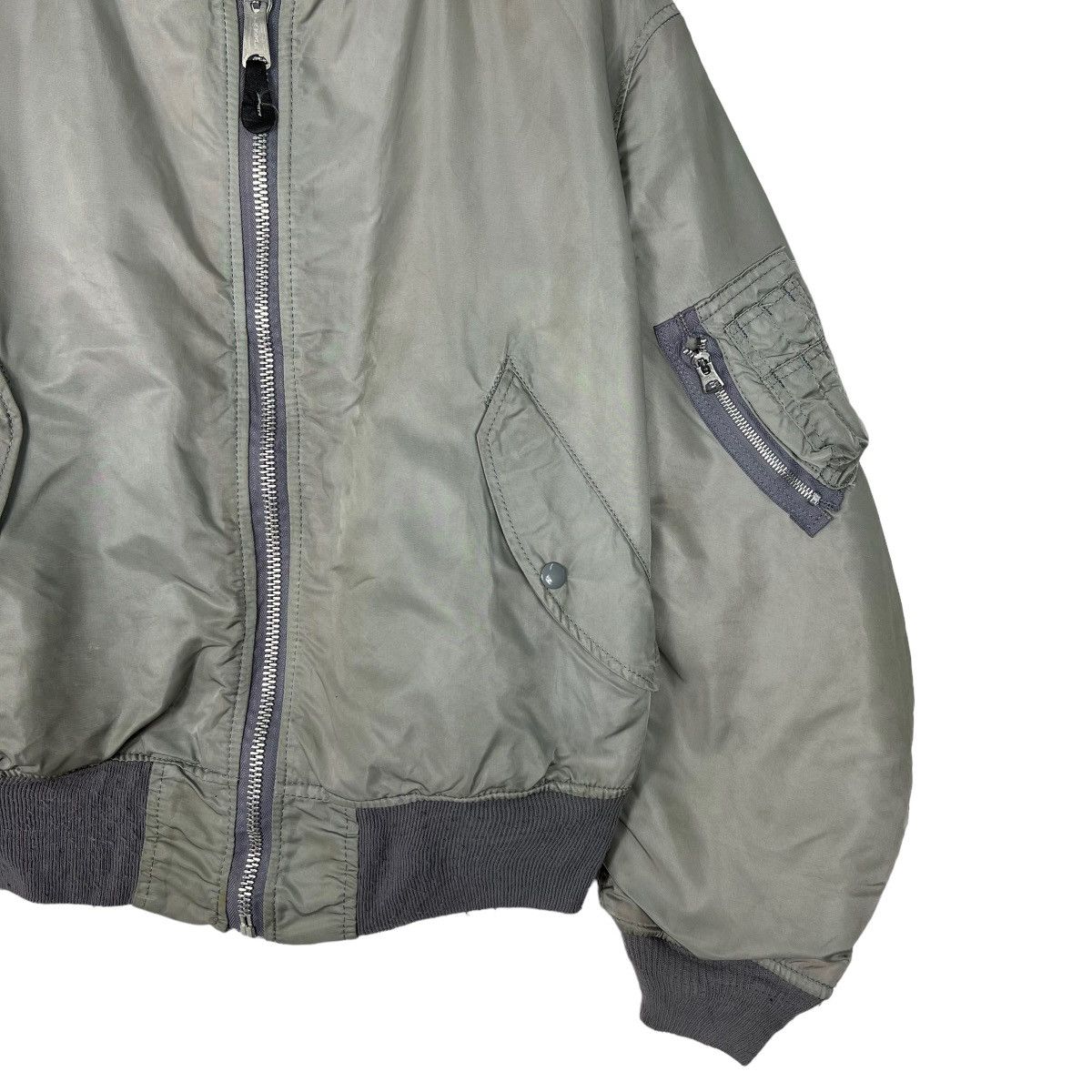 Alpha Industries 🔥 VINTAGE RIOT ALPHA BOMBER JACKET Size US L / EU 52-54 / 3 - 6 Thumbnail