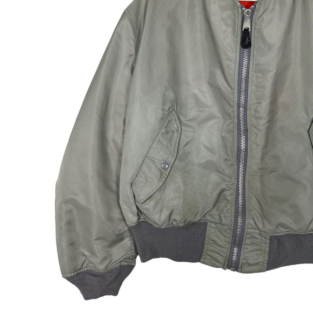 Alpha Industries 🔥 VINTAGE RIOT ALPHA BOMBER JACKET Size US L / EU 52-54 / 3 - 3 Thumbnail