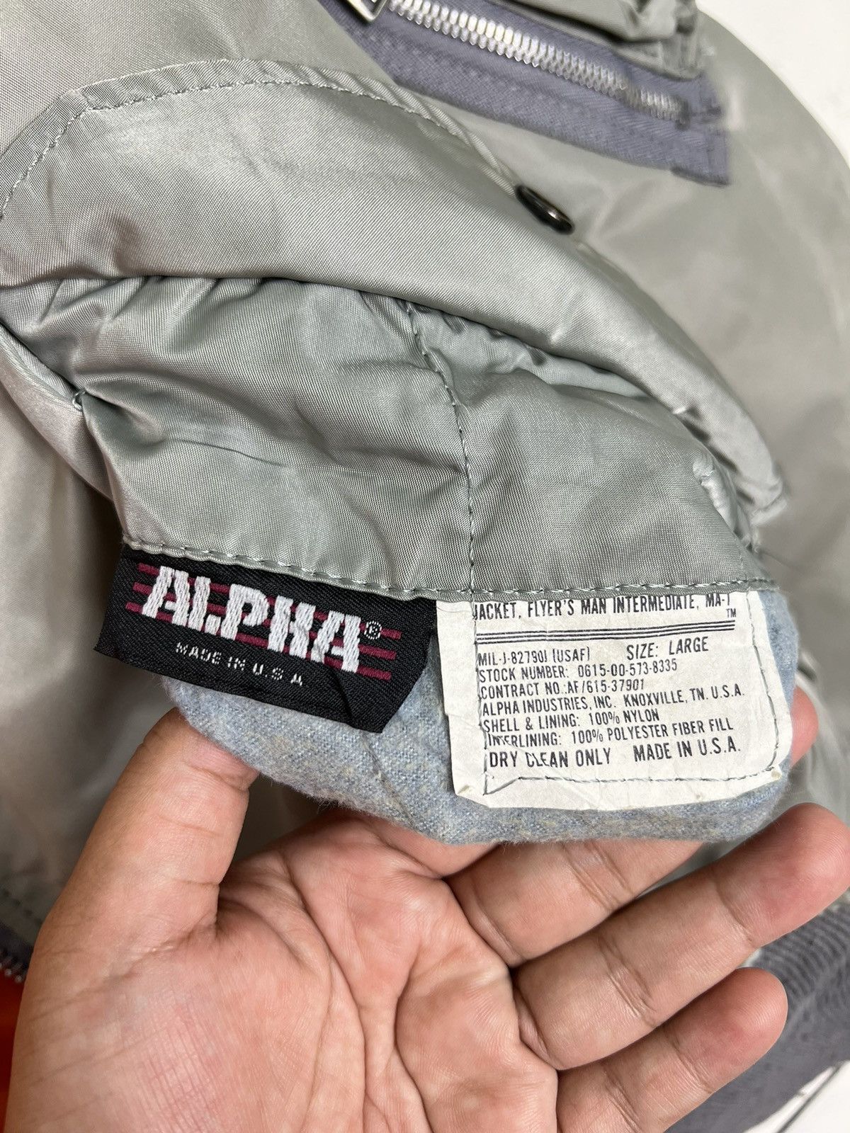 Alpha Industries 🔥 VINTAGE RIOT ALPHA BOMBER JACKET Size US L / EU 52-54 / 3 - 12 Thumbnail