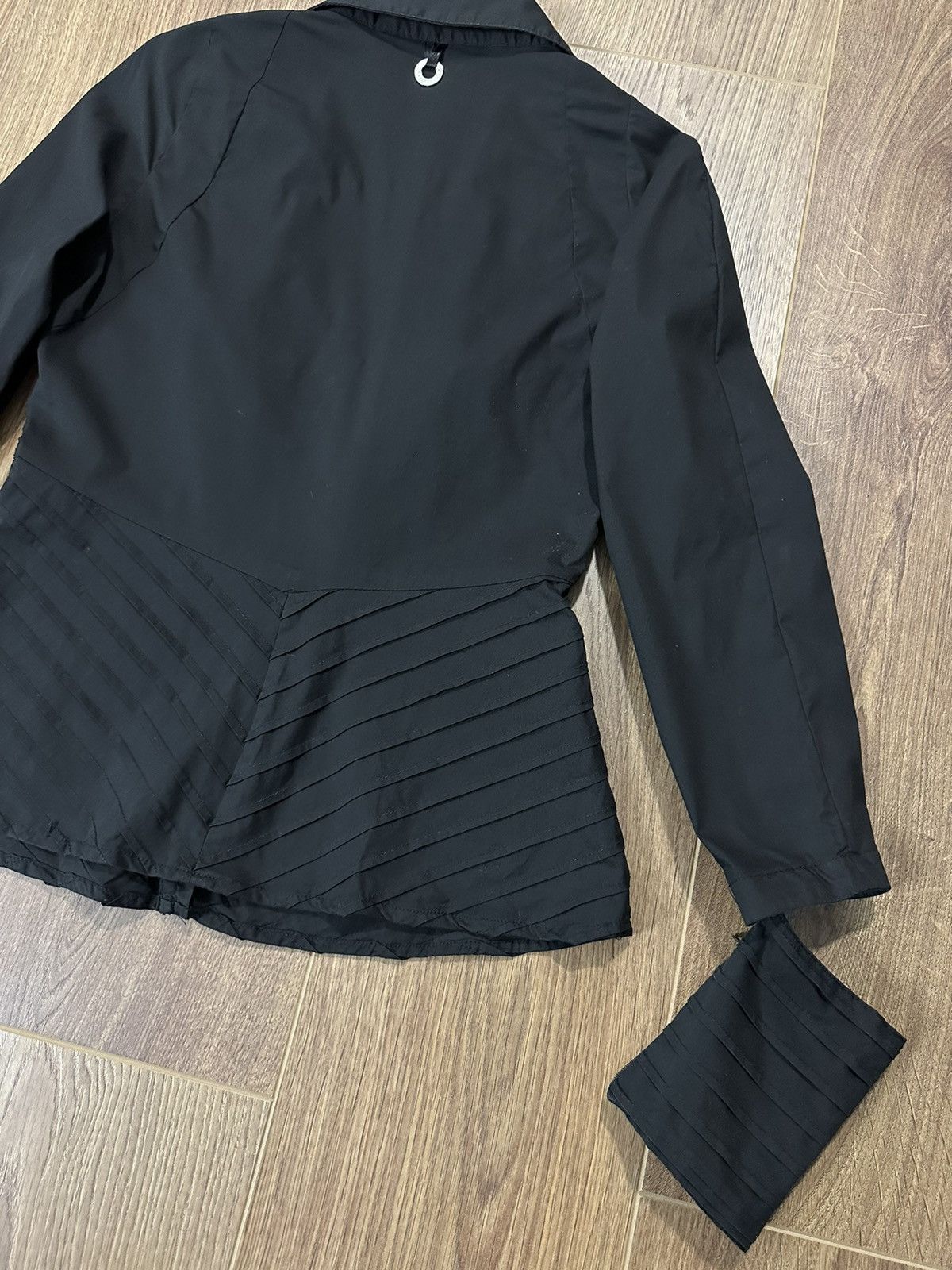 Japanese Brand × Vintage Vintage Avant-grade Style Black Shirt Size S / US 4 / IT 40 - 9 Thumbnail