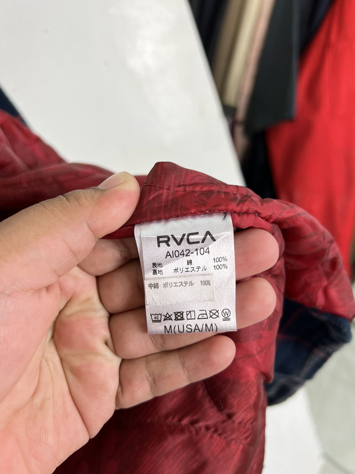 RVCA 🔥 RVCA PLAID CHECK SHIRT STYLE JACKET Size US M / EU 48-50 / 2 - 11 Thumbnail