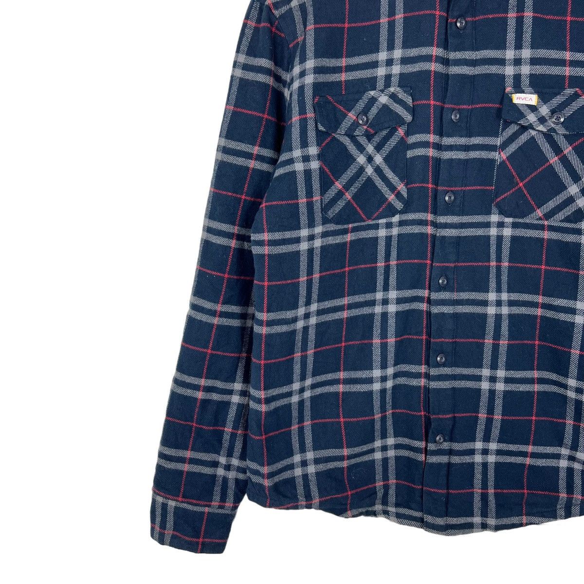 RVCA 🔥 RVCA PLAID CHECK SHIRT STYLE JACKET Size US M / EU 48-50 / 2 - 2 Thumbnail