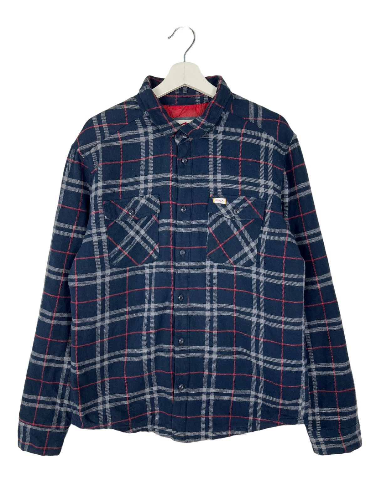 RVCA 🔥 RVCA PLAID CHECK SHIRT STYLE JACKET Size US M / EU 48-50 / 2 - 5 Thumbnail