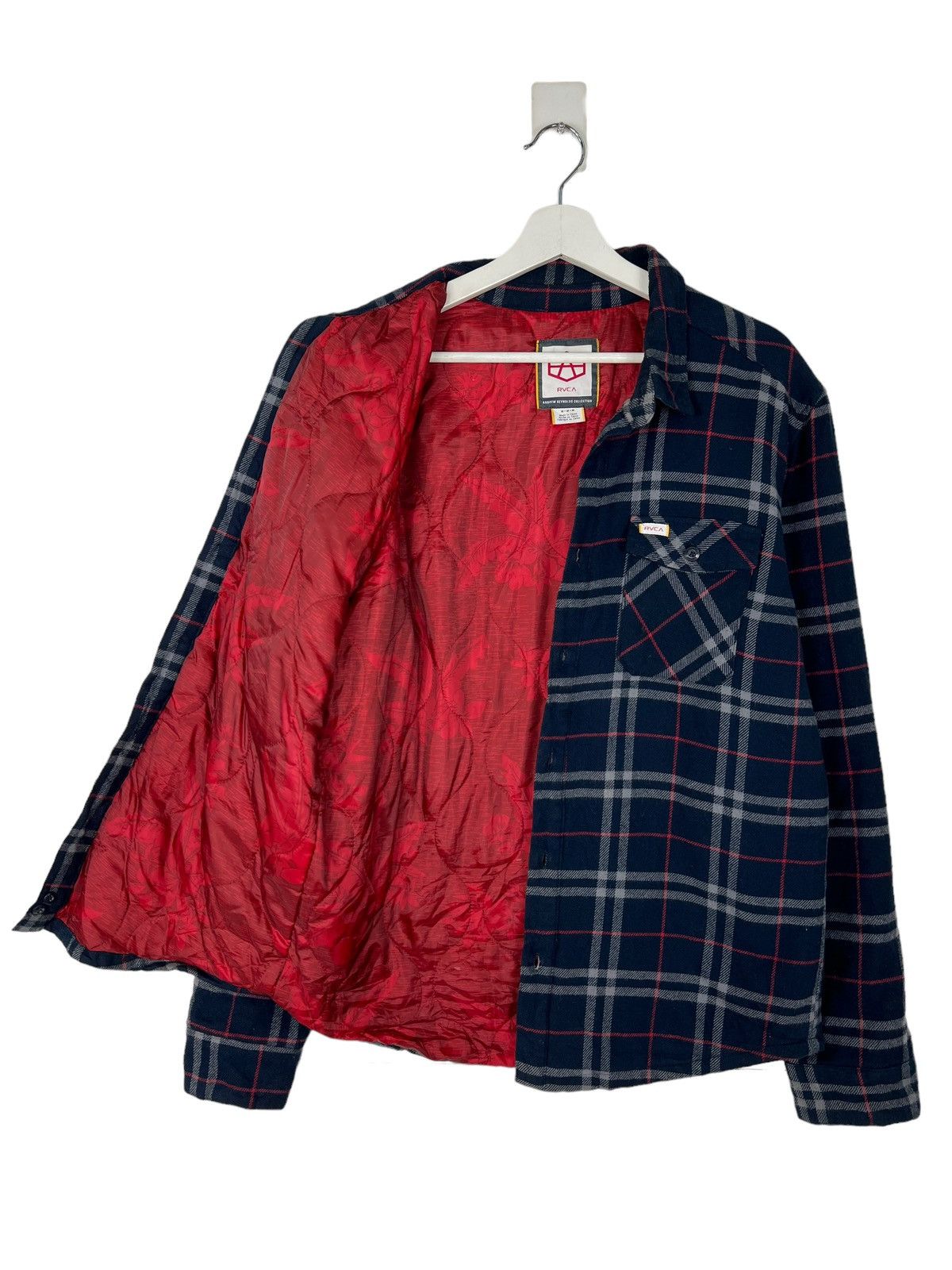 RVCA 🔥 RVCA PLAID CHECK SHIRT STYLE JACKET Size US M / EU 48-50 / 2 - 6 Thumbnail