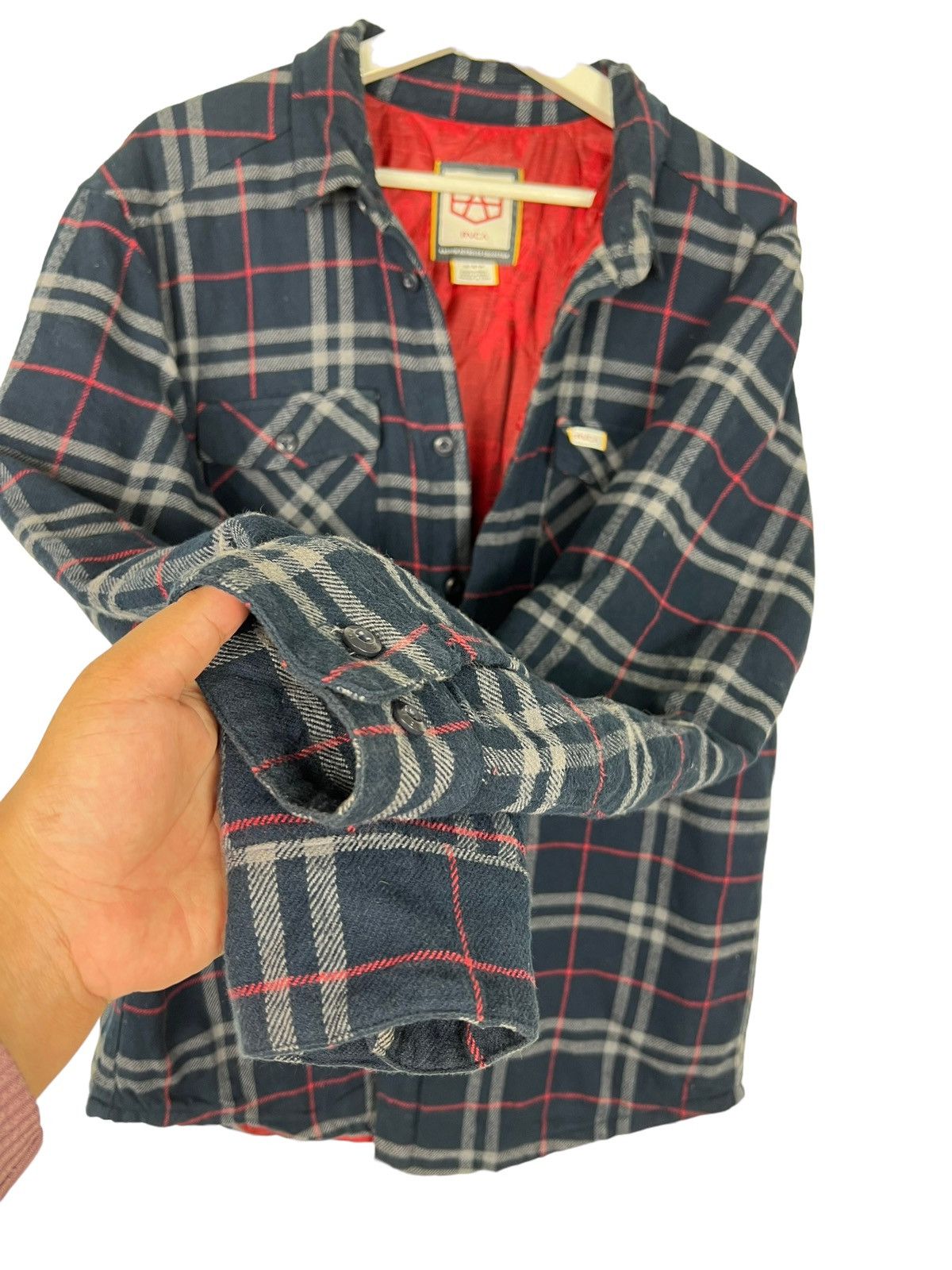 RVCA 🔥 RVCA PLAID CHECK SHIRT STYLE JACKET Size US M / EU 48-50 / 2 - 9 Thumbnail